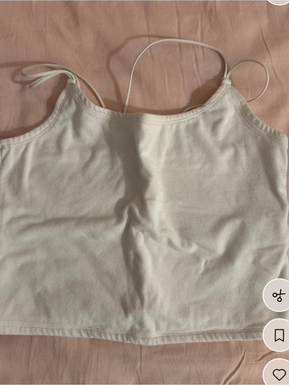 Abercrombie & Fitch White Cami